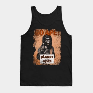 Retro Art Planet Fiction Movie Tank Top